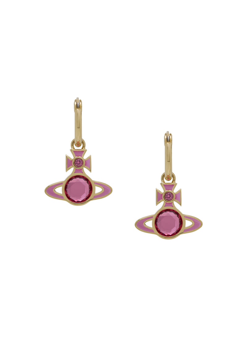 Beatrix Hoop Earrings - Gold/Rose