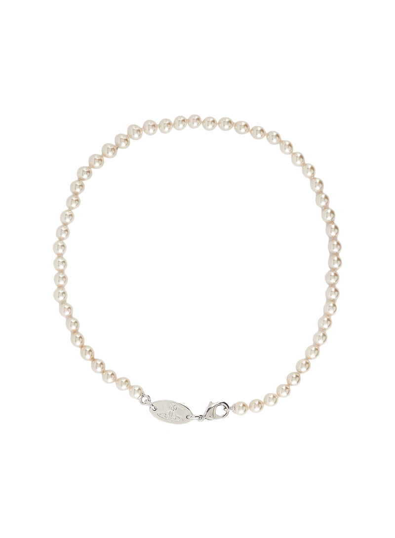 Man. Stuart Necklace - Silver/White - 63010087-02P155-IM