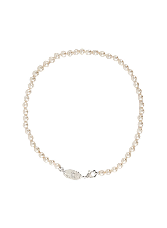 Man. Stuart Necklace - Silver/White - 63010087-02P155-IM