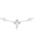 Phaedra Necklace - Silver/White - 6301012A-01P102-SM