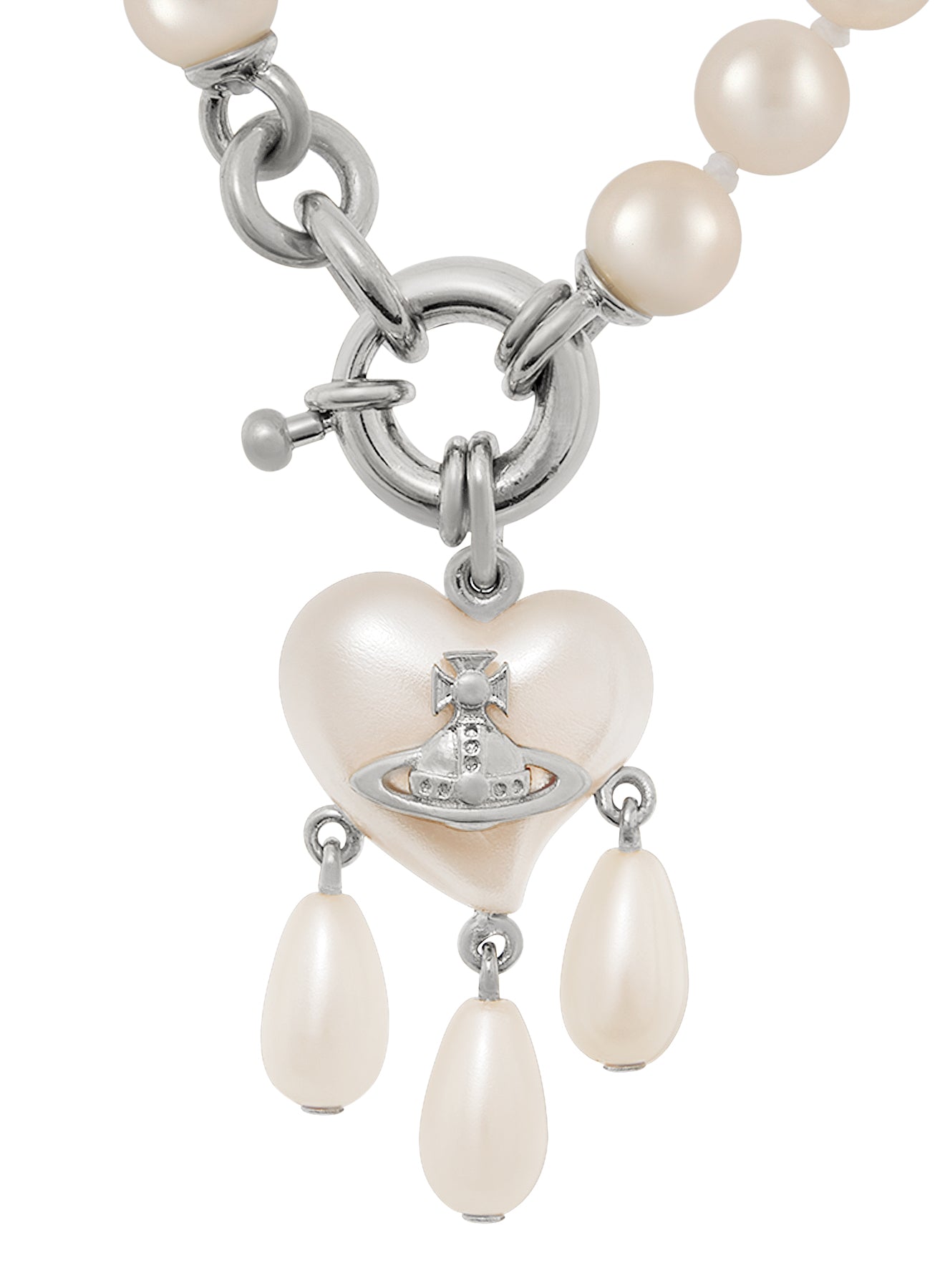 Sheryl Pearl Necklace - Silver - 6301012B-02P103-IM – Sarah