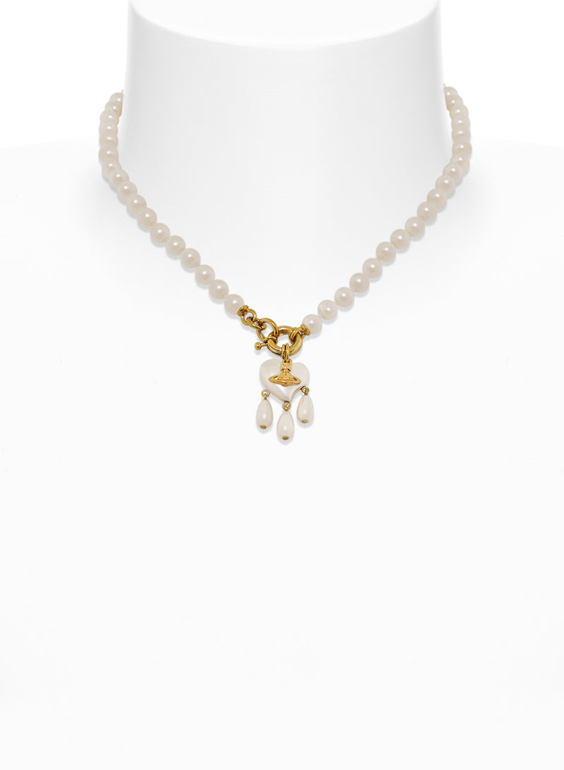 Sheryl Pearl Necklace - Gold - 6301012B-02R107-IM