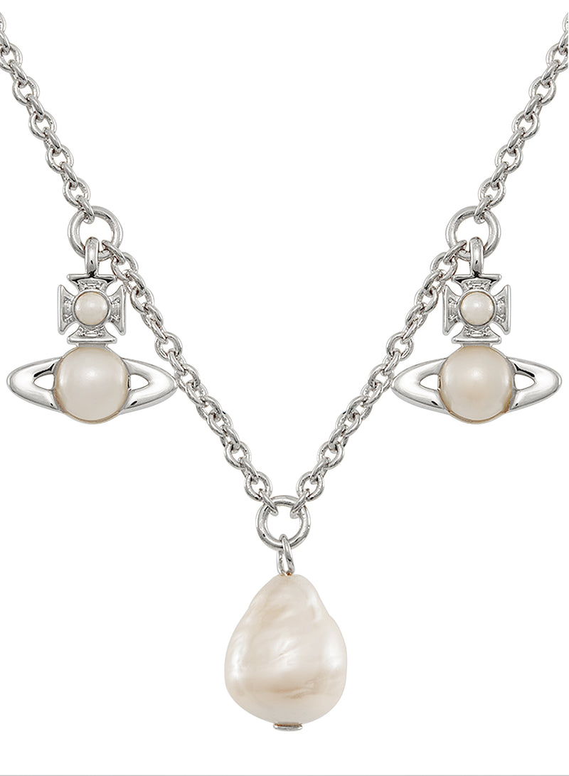 Emiliana Necklace - Silver - 6301012D-02P103-CN