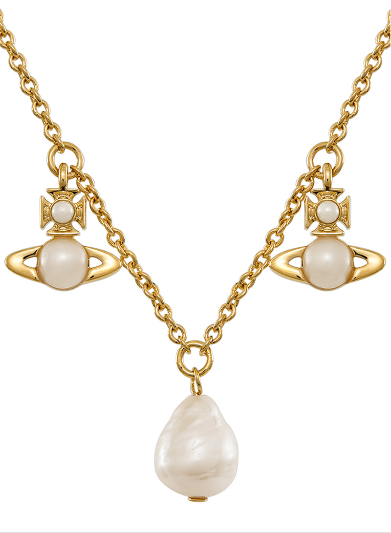 Emiliana Necklace - Gold - 6301012D-02R107-CN