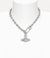 Lucrece Large Necklace - Silver - 63010152-02P102-W2