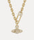 Lucrece Large Necklace - Gold - 63010152-02R102-W2