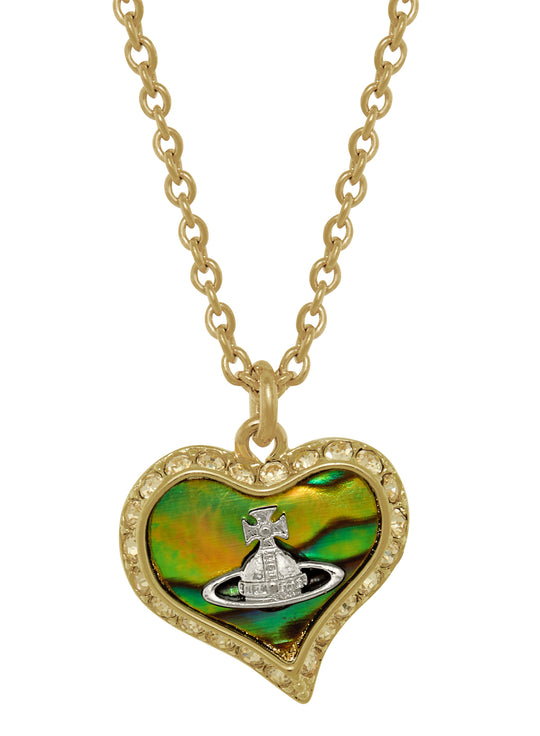 Petra Pendant Necklace - Gold/Green - 63020103-02R992