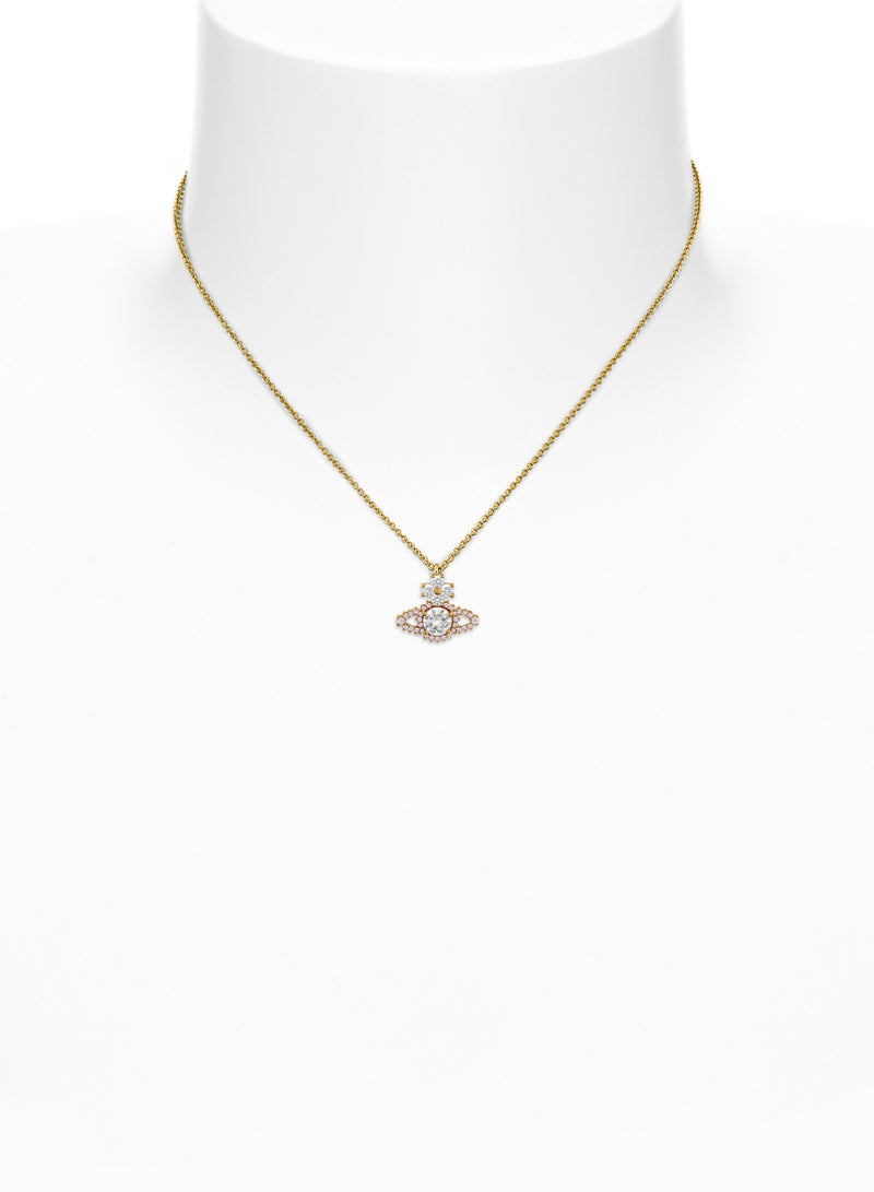 Valentina Orb Pendant - Gold/White/Mauve - 63020118-02R829
