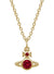 London Orb Pendant - Gold/Red - 63020278-02R547