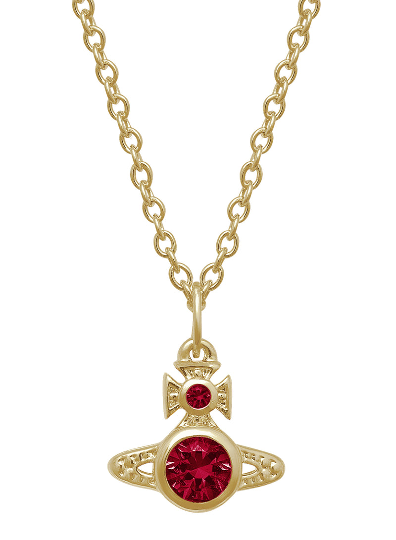 London Orb Pendant - Gold/Red - 63020278-02R547