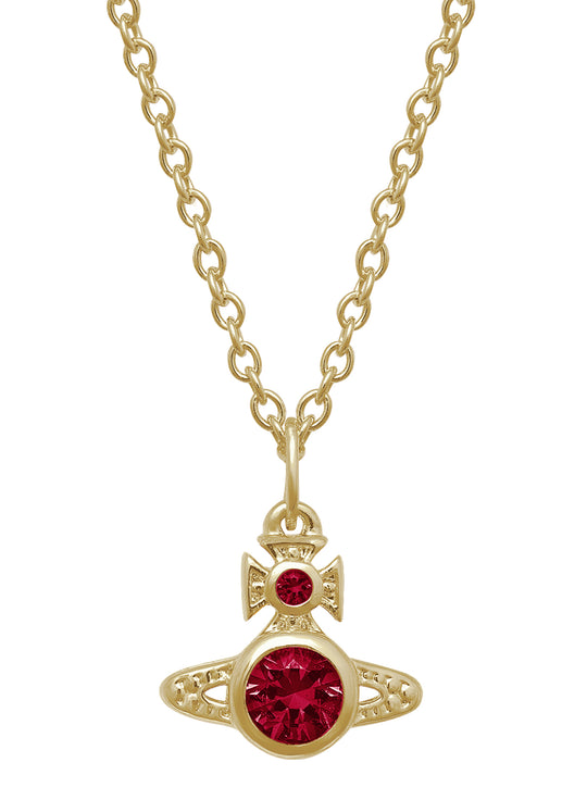 London Orb Pendant - Gold/Red - 63020278-02R547