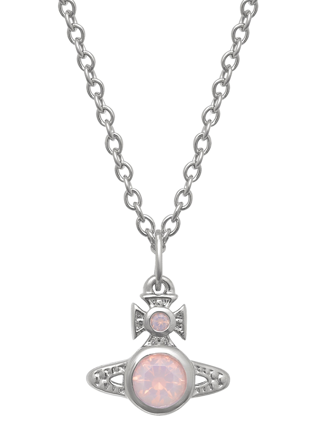 Vivienne Westwood| (LONDON ORB PENDANT (63020278 02P549 London Orb Pendant - Silver/Milky Peach - 63020278-02P549