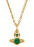 London Orb Pendant - Gold/Emerald - 63020278-02R245