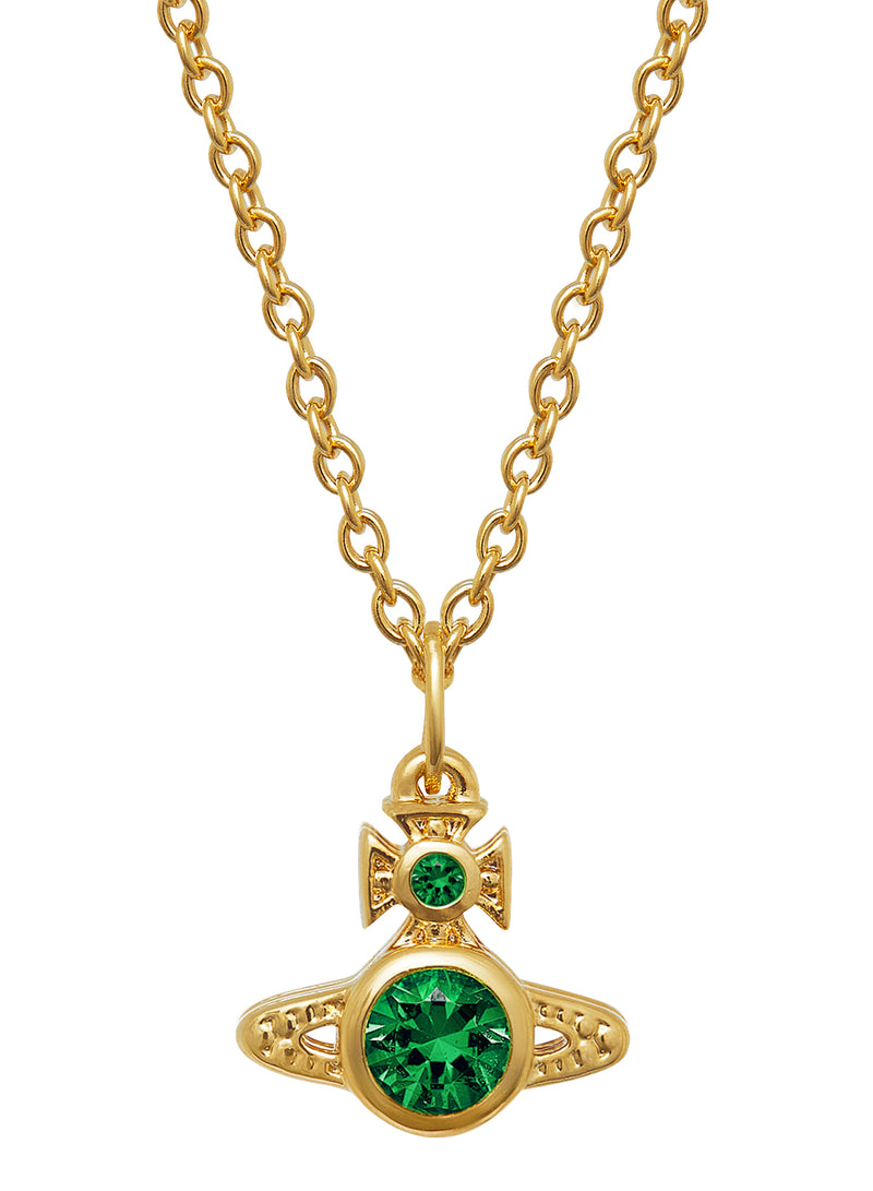London Orb Pendant - Gold/Emerald - 63020278-02R245