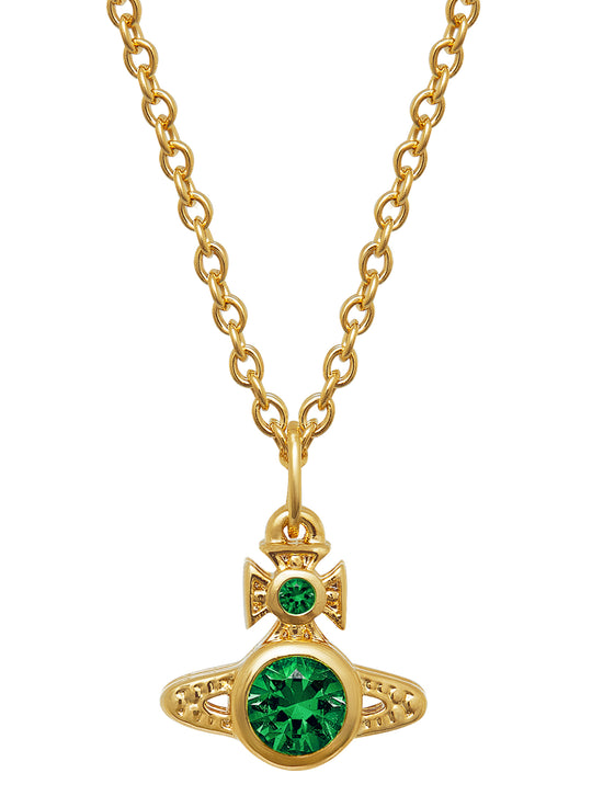 London Orb Pendant - Gold/Emerald - 63020278-02R245