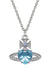 Ariella Pendant - Silver/Aquamarine Blue - 6302038Y-02P649