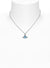 Ariella Pendant - Silver/Aquamarine Blue - 6302038Y-02P649