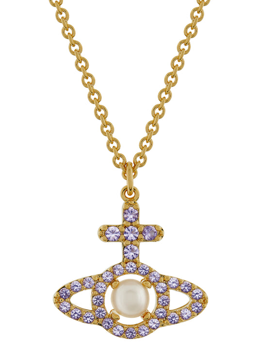Olympia Pearl Pendant - Gold/Creamrose/Pink - 630203AR-02R599-SM