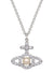 Olympia Pearl Pendant - Silver - 630203AR-02P132-SM