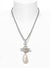 Giant Pearl Drop Pendant - Silver - 630203B6-02P103-IM