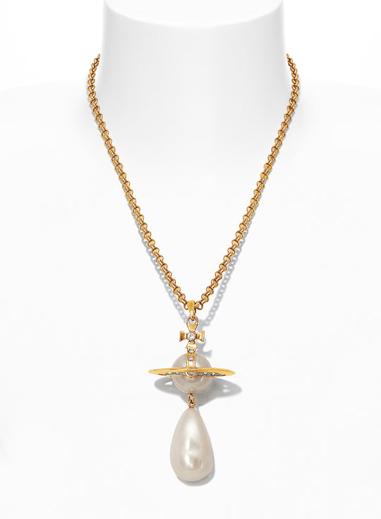 Giant Pearl Drop Pendant - Gold - 630203B6-02R107-IM
