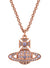 Carmela Bas Relief Pendant - Rose Gold/Pink - 630203BH-02G111-SM