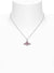New Diamante Heart Pendant - Silver