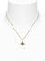 New Diamante Heart Pendant - Gold