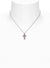 Ismene Drop Pendant - Silver/Pink - 630203D5-02P271-SM