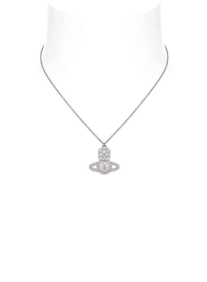 Norabelle Pendant - Silver/White - 630203D9-02P102-SM