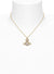 Norabelle Pendant - Gold/White - 630203D9-02R102-SM