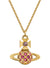 Willa Bas Relief Pendant - Gold/Rose - 630203DE-02R718-001