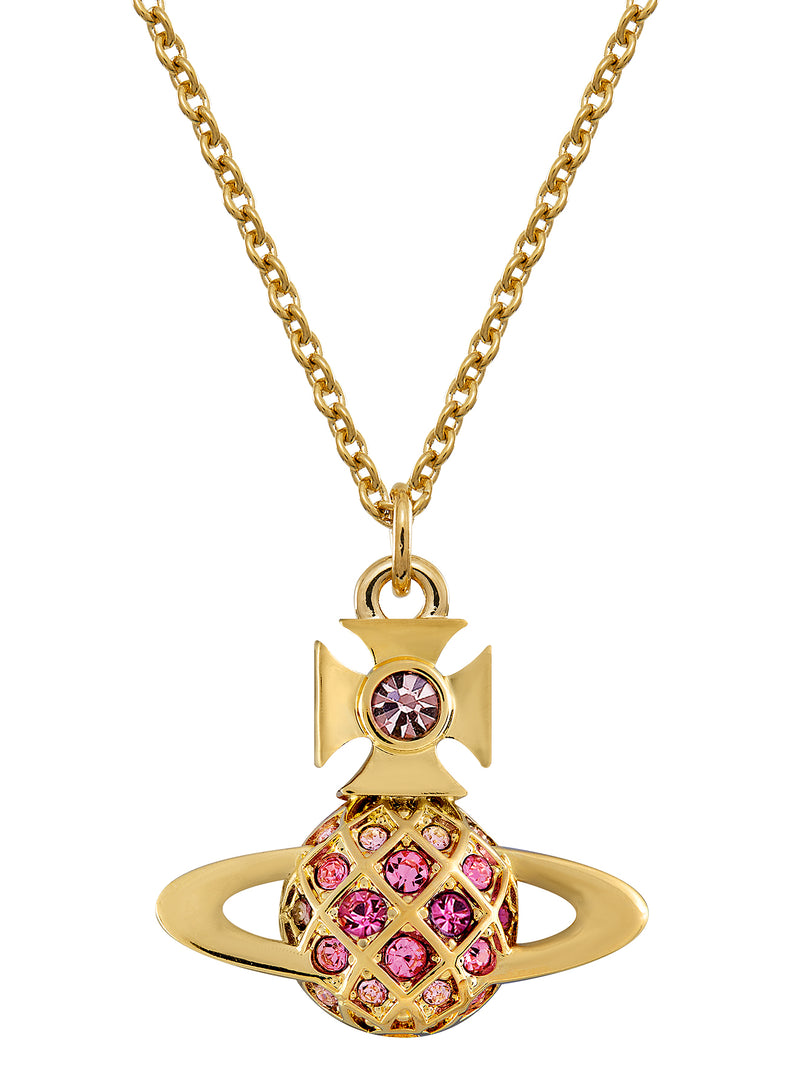 Willa Bas Relief Pendant - Gold/Rose - 630203DE-02R718-001