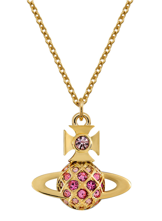 Willa Bas Relief Pendant - Gold/Rose - 630203DE-02R718-001