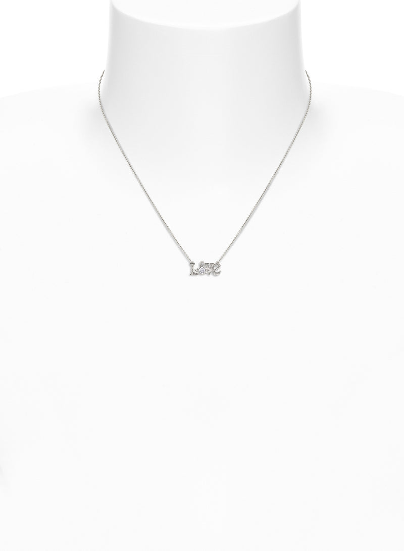 Erica Pendant - Silver/White - 630203DP-01P102-SM