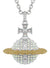 Mayfair Large Orb Pendant - Silver/Gold - 630203EE-02W204