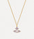 Feodora Pendant - Gold/Purple - 630203EP-02R791