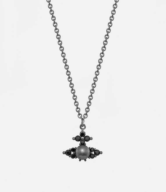Man. Feodora Pendant - Silver/Black - 630203ES-02S367
