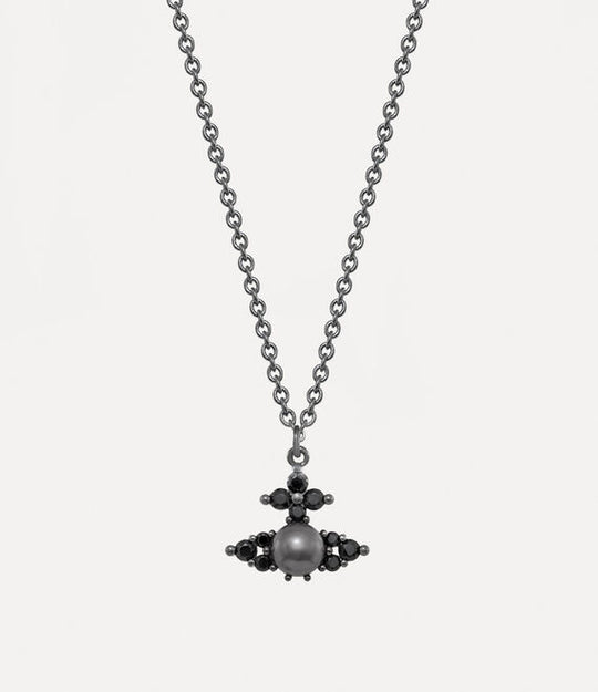 Man. Feodora Pendant - Silver/Black - 630203ES-02S367