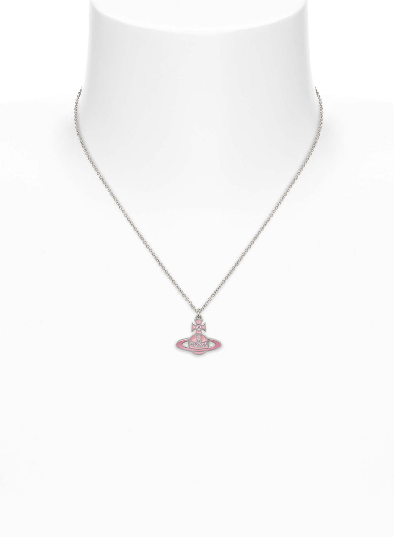 Concetta Bas Relief Pendant - Silver/Pink - 630203F0-02P524