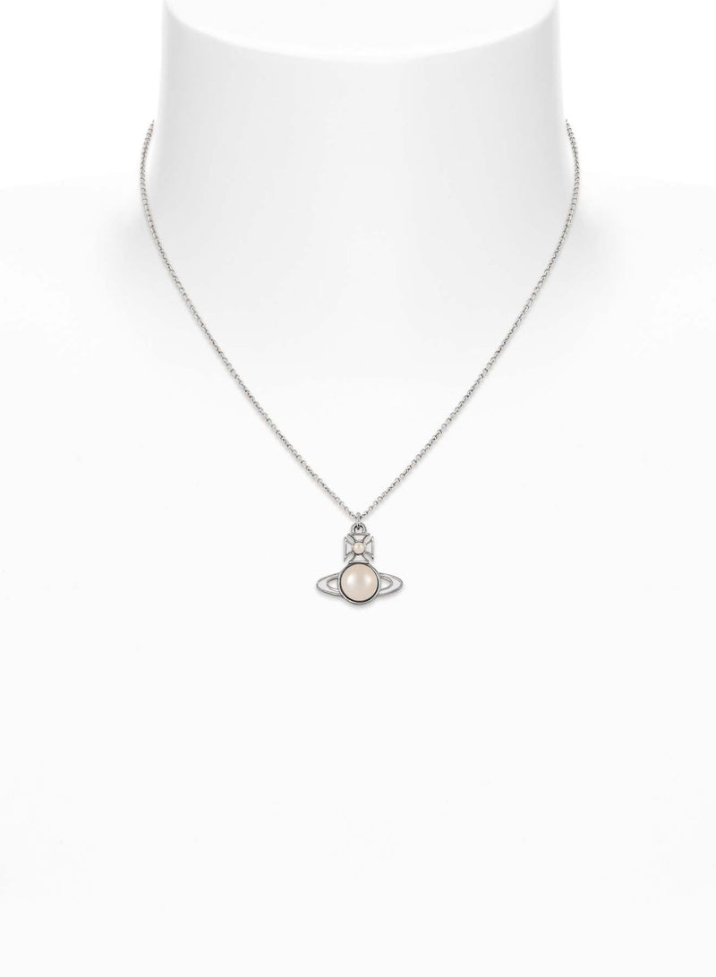 Tillya Pendant - Silver/White - 630203F3-02P528