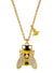 Bumble Bee Pendant Necklace - Gold - 630203FE-02R865