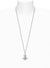 Ribbon Orb Pendant - Silver/Sky Blue - 630203FH-02P599