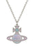 Rina Pendant - Silver/Violet/Aqua - 630203FV-02P618
