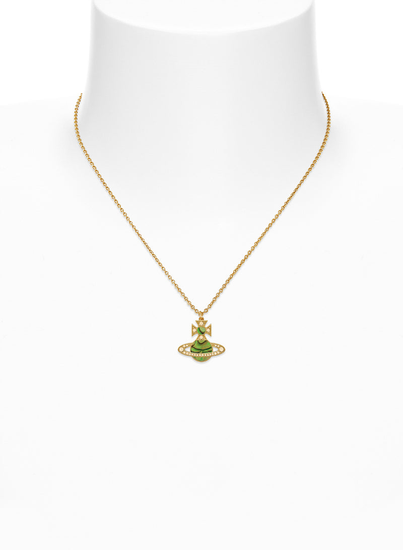 Rina Pendant - Gold/Peach/Peridot - 630203FV-02R898