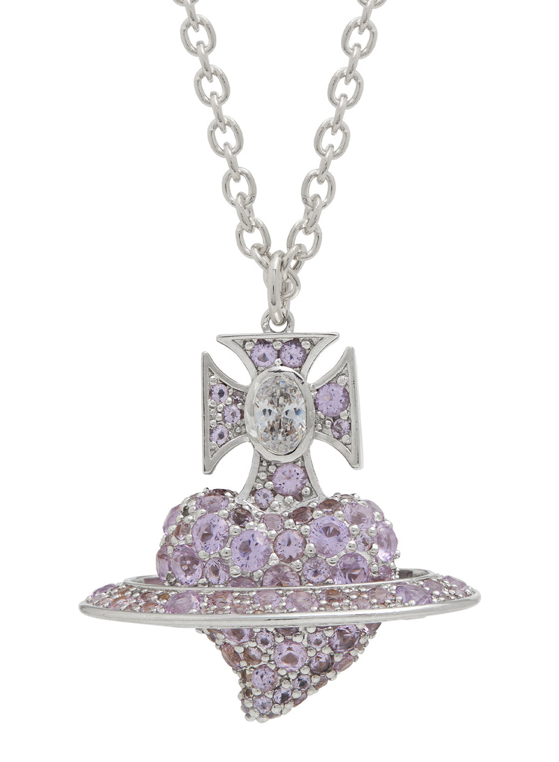 Agnatha Pendant - Silver/Lilac - 630203FZ-02P621