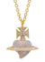 Agnatha Pendant - Gold/Milky Pink - 630203FZ-02R784