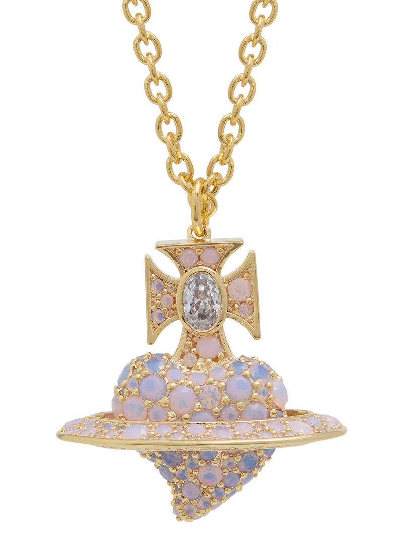 Agnatha Pendant - Gold/Milky Pink - 630203FZ-02R784