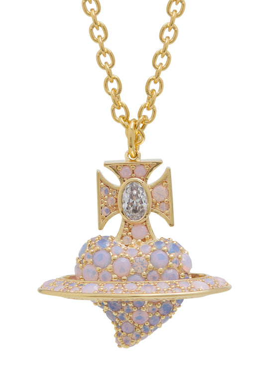 Agnatha Pendant - Gold/Milky Pink - 630203FZ-02R784