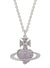 Agnatha Bas Relief Pendant - Silver/Lilac - 630203G0-02P621